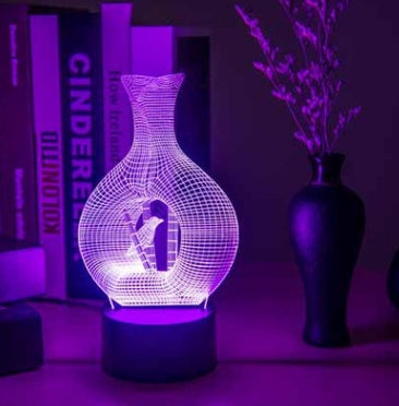 3D night light LED lamp